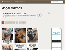 Tablet Screenshot of angel-tattoo.tattooimages.biz